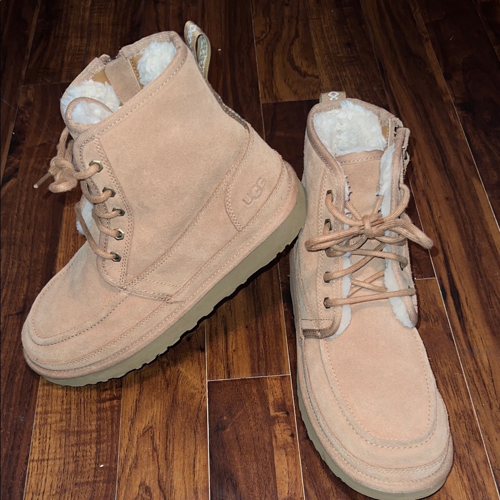 UGG Beige Shearling Boots